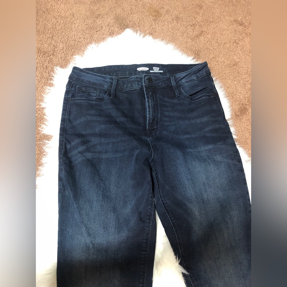 Old Navy Rockstar Skinny Extra High Rise Secret -slim Pockets